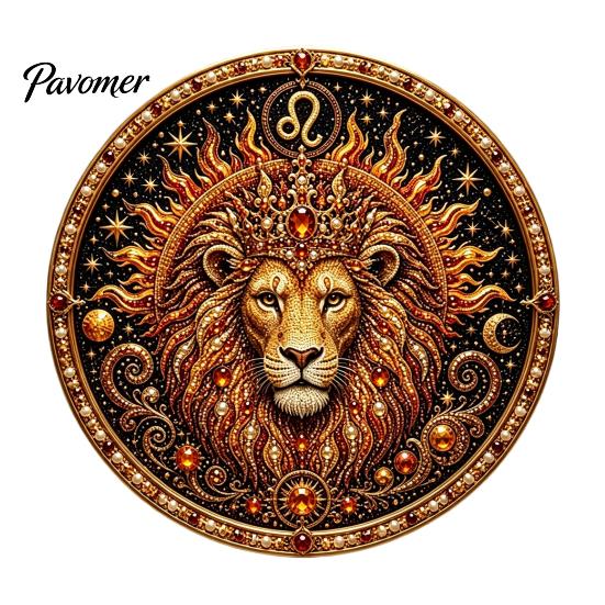 12 Zodiac Signs Faux Pearl Decor Sign Art Kit, DIY Painting Handmade Picture Kit Kits, Round 3D Constellation Wall Craft for Adults, Home Decoration