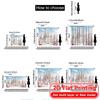 2D FLAT PRINTING 2pcs Curtains (Without Rod) Fairytale Castle Scene Ramadan Festival Chic Print Curtains Versatile Polyester