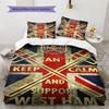 WHUFC Logo  Bedding Quilt Set Quilt Cover Pillowcase Home Decoration Birthday Gift (1 * Duvet Cover + 2 * Pillowcase, Without Core)