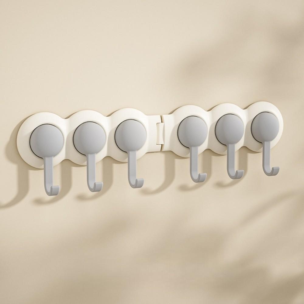 ABS Wall Hooks Wall Mounted Punch-free Hanger Multi-functional Rotating Corner Hook  Living Room