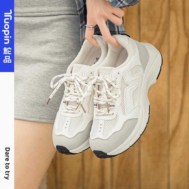

Forrest Gump shoes women s 2025 spring and summer new thick-soled heightening shoes versatile mesh breathable sports shoes 40