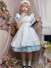 Japanese Lolita Maid Costume: Cute Short-Sleeved Dress with Skirt, Perfect for Cosplay