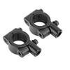 2 Pcs Motorcycle Handlebar Mirror Mount Rearview Mirror 22mm Thread Holder Clamp Adaptor for Motorcycles ATV Scooter