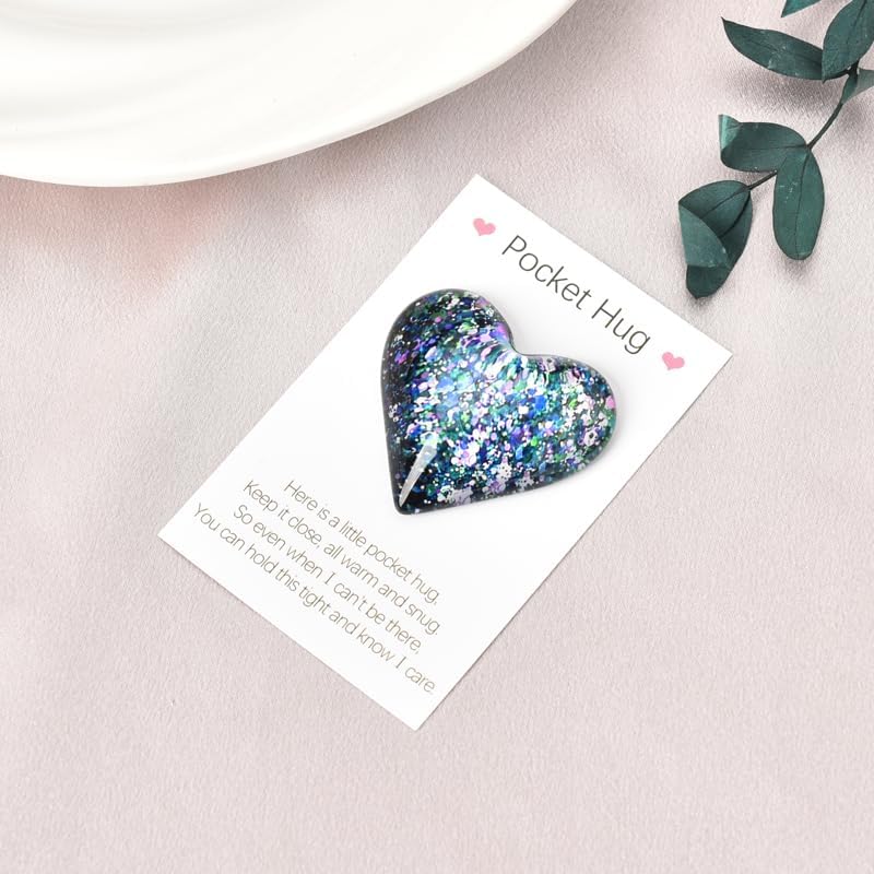 Sisadodo Pocket Hug Heart Token - Encouragement Gifts for Daughter, Son, Friends & Family
