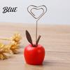 Place Card Stand Cute Mushroom/Fruit Holder Wooden Memo Holder Stand