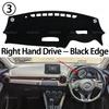 Dashboard Cover Pad Anti-Slip Mat Sunshade Dashmat Carpet Accessories for Mazda 2 Mazda2 DJ DL 2015- 2018