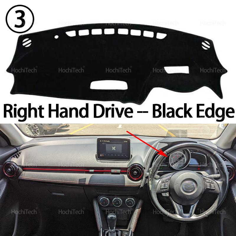 

Dashboard Cover Protective Pad Dash Board Sunshade Carpet Anti-UV Dashmat for Mazda 2 Mazda2 DJ DL 2015-2023 2018 2019 2020 2021