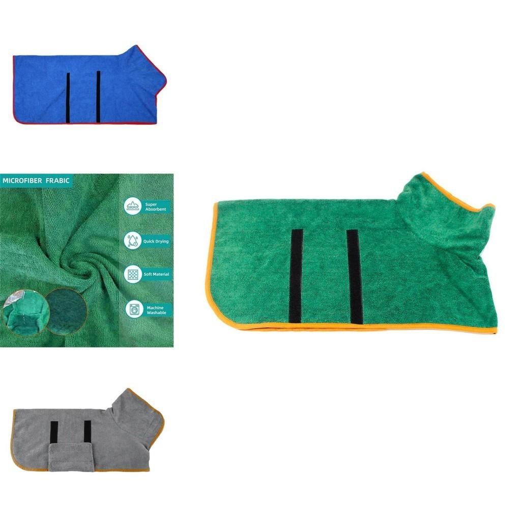 Soft Fiber Dog Bathrobe Ideal For Small And Large Dogs Wholesale Pet Towel