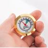 Brass Analog Hygrometer Humidity Gauge For Humidors 43mm High Accuracy Mechanical Humidity Tester Box Violin