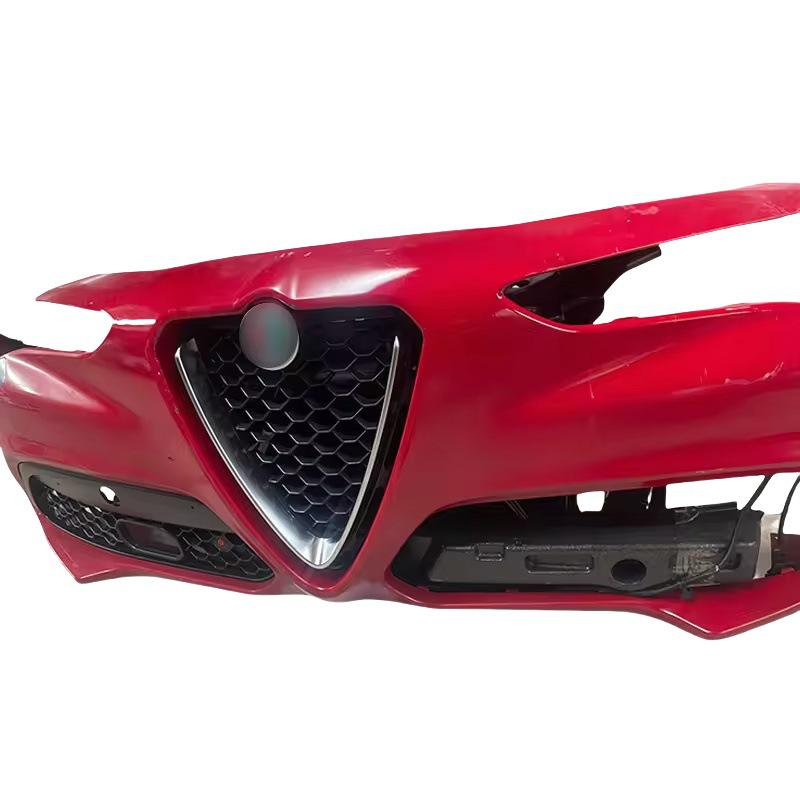 

Alfa Romeo Giulia Carbon Fiber Sport Front Lip Splitter PET material, 3-year warranty