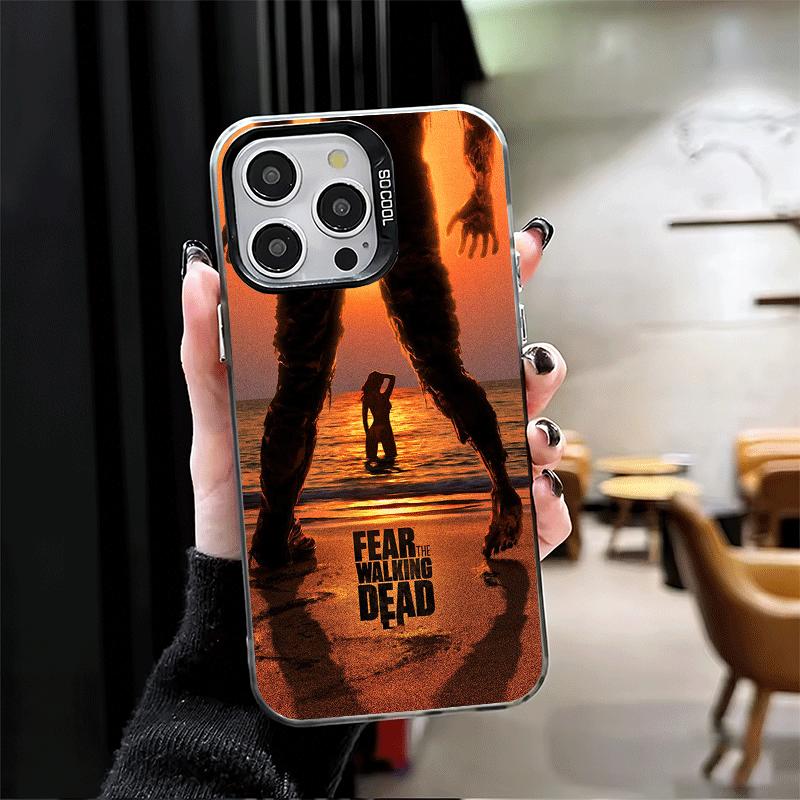 The Walking Deads Soft Phone Case for iPhone 15 16 17 Pro Max 17Air 16E 14 Plus 13 12 Mini Shockproof Cover Back Shell
