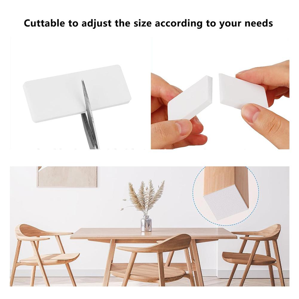 EVA Foam Wall and Bed Protection Pads 20 Pack with Shock Absorbing Properties for Furniture Cushioning in Two Sizes