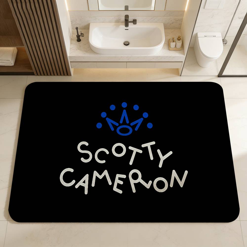 

Golf S-ScoTTY C-CameRONs Room Mats Retro Multiple Choice Living Room Kitchen Rug Non-Slip Welcome Rug 40x60cm