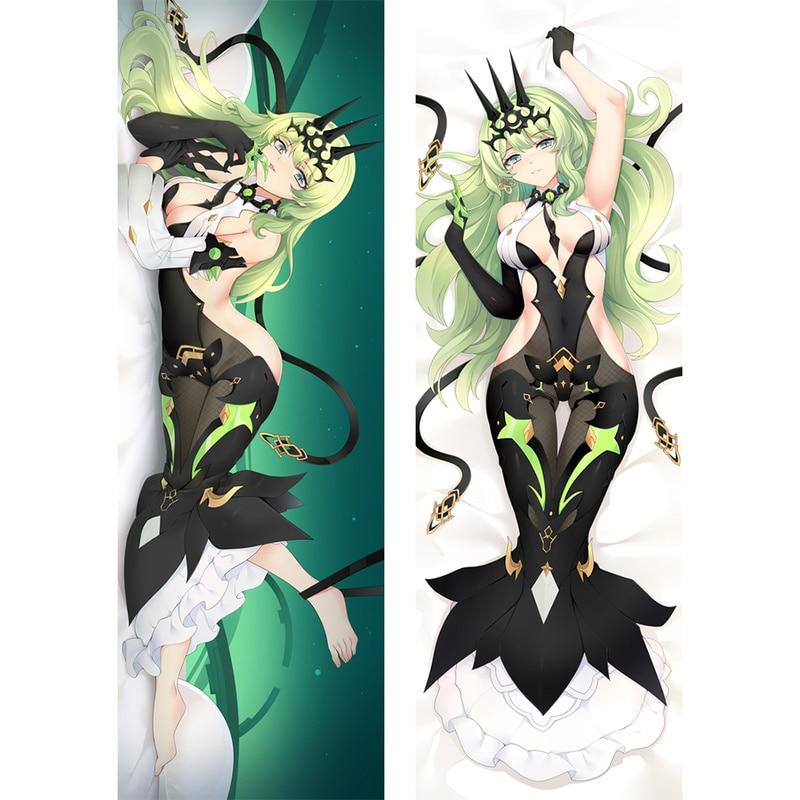 

60x180 см Honkai Impact сексуальная наволочка для обнимания тела Mobius, чехол для подушки отаку, двухсторонняя подушка из персиковой кожи, чехол Dakimakura Gif