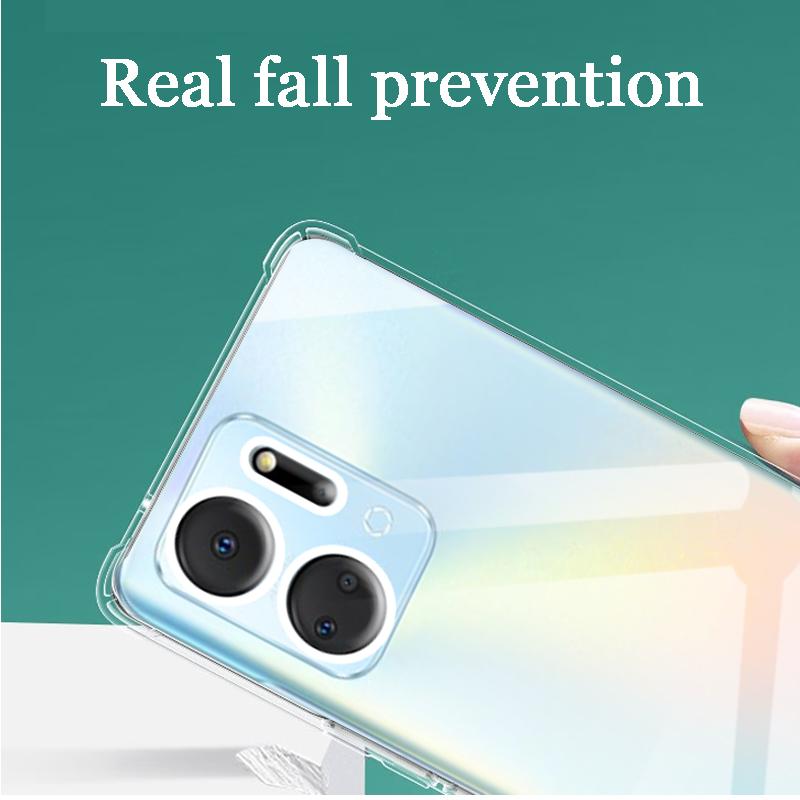 Carcasă transparentă rezistentă la șocuri pentru Honor X7a RKY-LX1, silicon moale, transparent, pentru Honor X 7 A X7 7a, cameră de protecție pentru telefon