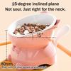Elevated Cat Bowl Tilted Cat Food Bowl Anti-Slip Raised Cat Feeding Bowl Protects Cats Neck Spine Friendly for Drinking Eating