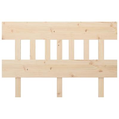 Headboard 203.5 X 3 X 81 Cm Solid Pine Wood