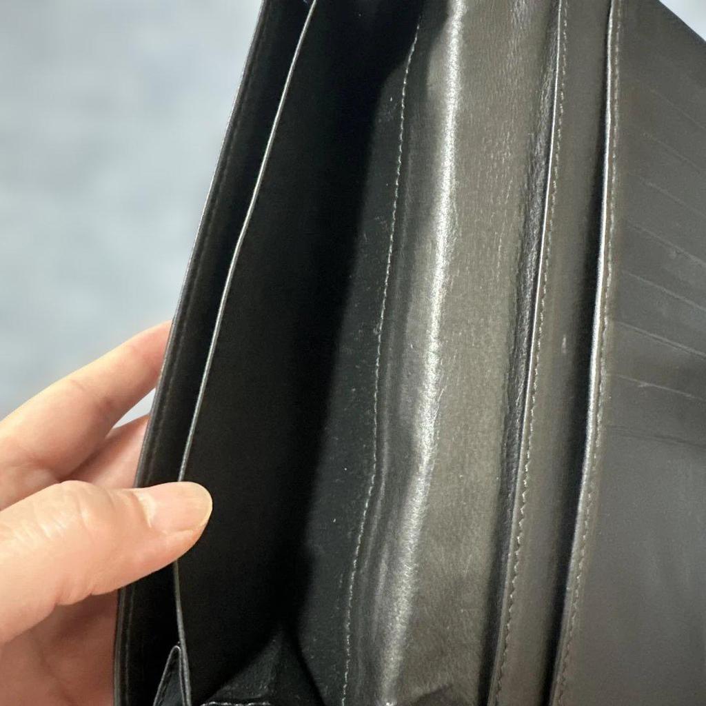 Used BOTTEGA VENETA Intrecciato Long Wallet - Beautiful Condition