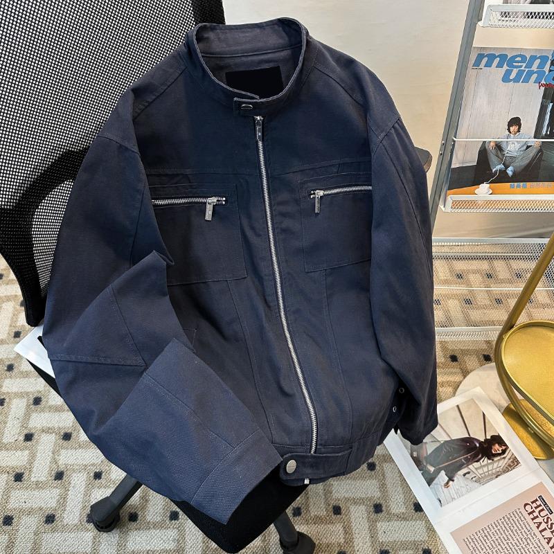 2026 Unisex American Retro Stand Collar Jacket