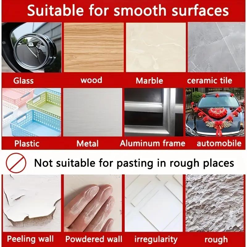 Multifunctional Double Sided Adhesive Tape, Waterproof Removable  For Walls New Year Spring Couplets , Reusable