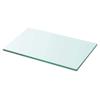 VidaXL Panneaux d'étagère 2 pcs Verre Transparent 30 x 12 cm