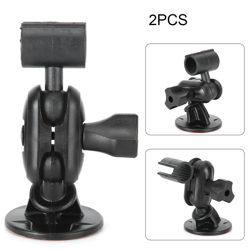 2pcs Small Dash Camera Mount Bracket Dashboard Recorder Sucker 360 Degree Adjustable Universal PartsSlot