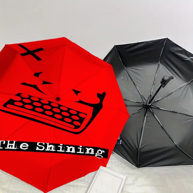 1PC The Shining Umbrella-8-Rib Reinforced, Automatic Open, Lightweight & Durable, Cute Fashion Accessory for Outdoor, D2650