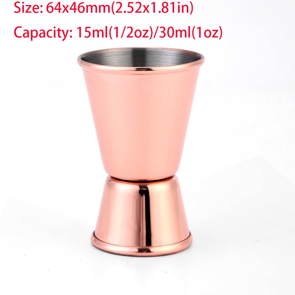 15/30ml oder 25/50ml Cocktail Bar Jigger Design Japanischer Edelstahl Messbecher Jigger Double Spirit Barkeeper Küchengadg