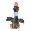Dog Teething Toy Wild Goose Chew Toy Mental Stimulation Dog Toy with Built-In Squeaker Tough Fabric Puppy Teething Relief Toy