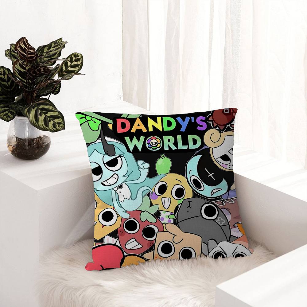 D-Dandys WorldS Мультяшная Персонализированная Наволочка Детская Спальня Декор Дикая Вечеринка Наволочка Подарок Ребенку на День Рождения или Детский Праздник 16x16Inch