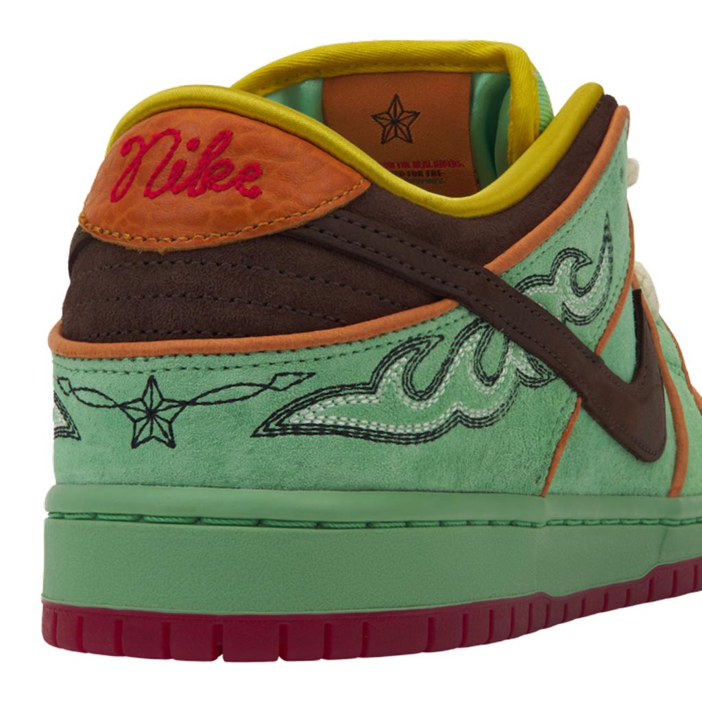 Nike Dunk Low SB Rodeo Unisex-Sneakers Grün Turmalin Barockbraun HF3058-300