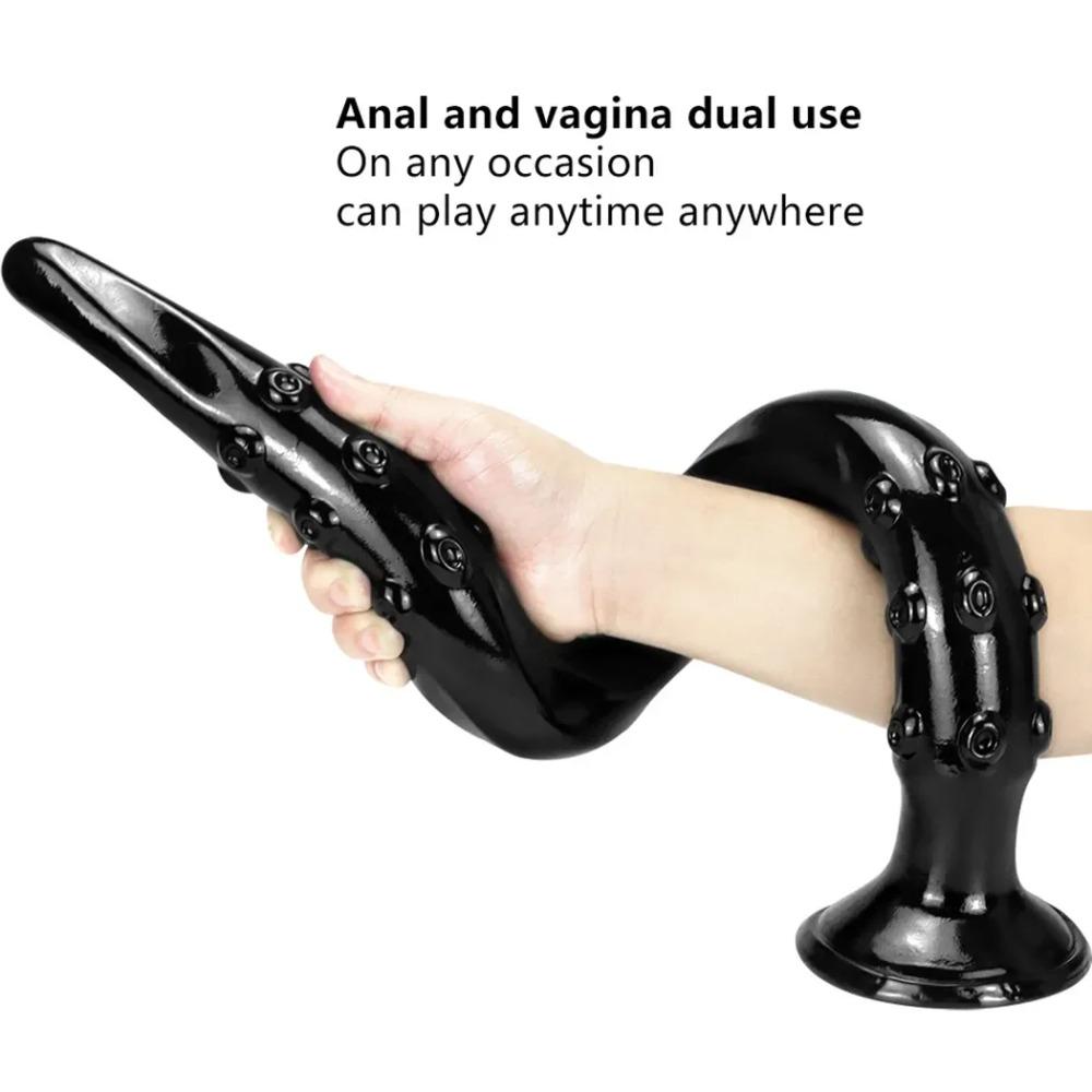 Super Long Butt Plug Powerful Suction Cup Anal Dildo Female Masturbator Anal Plug Stimulate Vagina Sex Toys for Woman Man Gay 18