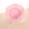 Summer Sun Hat Sun Protection Cool Hat Summer Cute Beach Princess Children's Thin Straw Hat