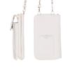 250015 Mineed by Osel Oshikatsu Wallet Shoulder Bag, Quilted Design, Can Badge Attachment Compatible, Clear Pocket, Smartphone Storage (Beige)