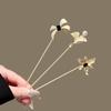 New Chinese Style Hairpin National Trend High-End Sensation Hair Accessories Cold Ancient Style Alloy Butterfly Knot Hairpin