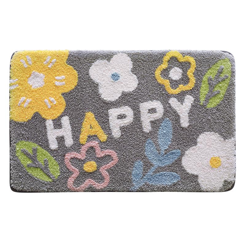 Absorbent Non-Slip Bathroom Mat 50x100cm