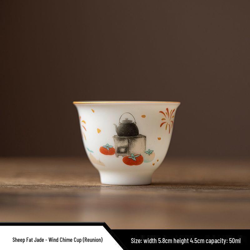 High-Grade White Porcelain Gongfu Tea Set with Gaiwan, Teapot, Teacups, and Fairness Cup - Perfect for Reunions and Business Gifts.