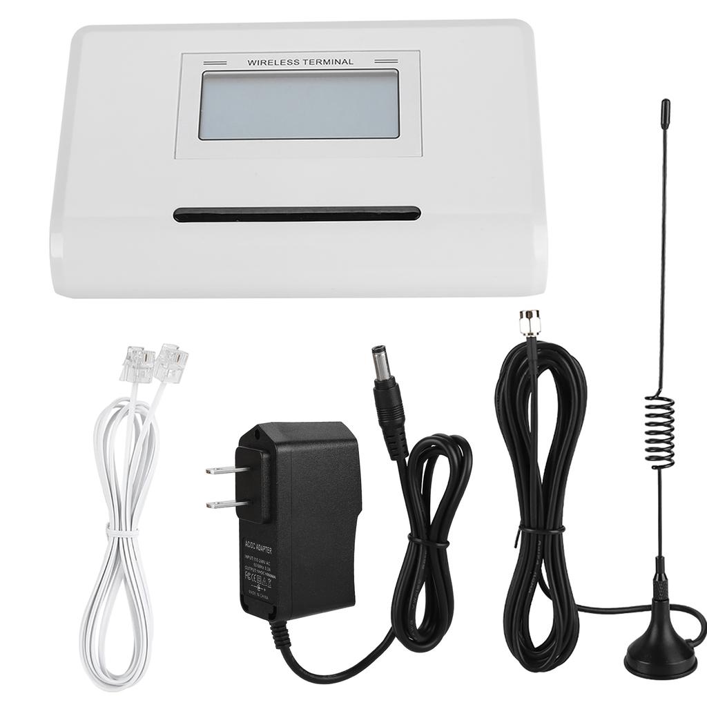 GSM Wireless Terminal Fixed Phone With LCD Connect Alarm 100‑240V