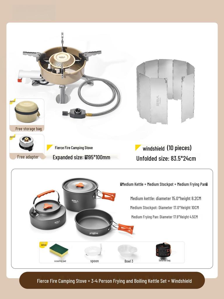 Portable Folding Gas Stove for Outdoor Camping, Tea Making & Boiling Water. Perfect for Camp Cookware.