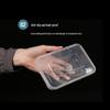 ZISIZ Disposable Rectangular Plastic Food Container