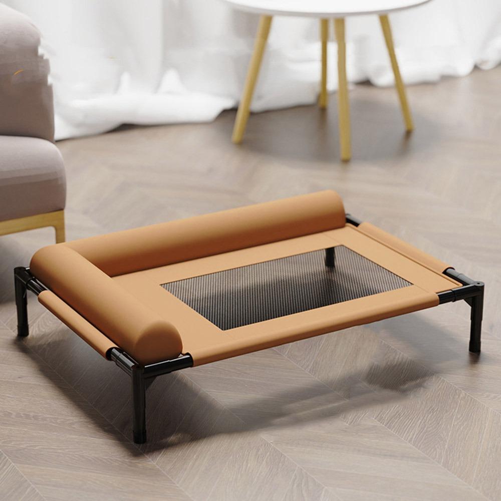Removable Elevated Dog Beds Breathable Raised Dog Bed Washable Dog Cots Beds  for Small Medium Dogs