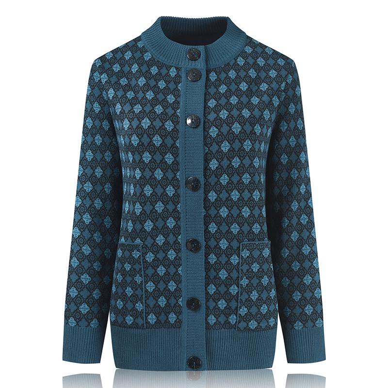 

Grandma’s Cardigan: Spring & Autumn Outerwear for Elderly Women 125 (135-150 jin)