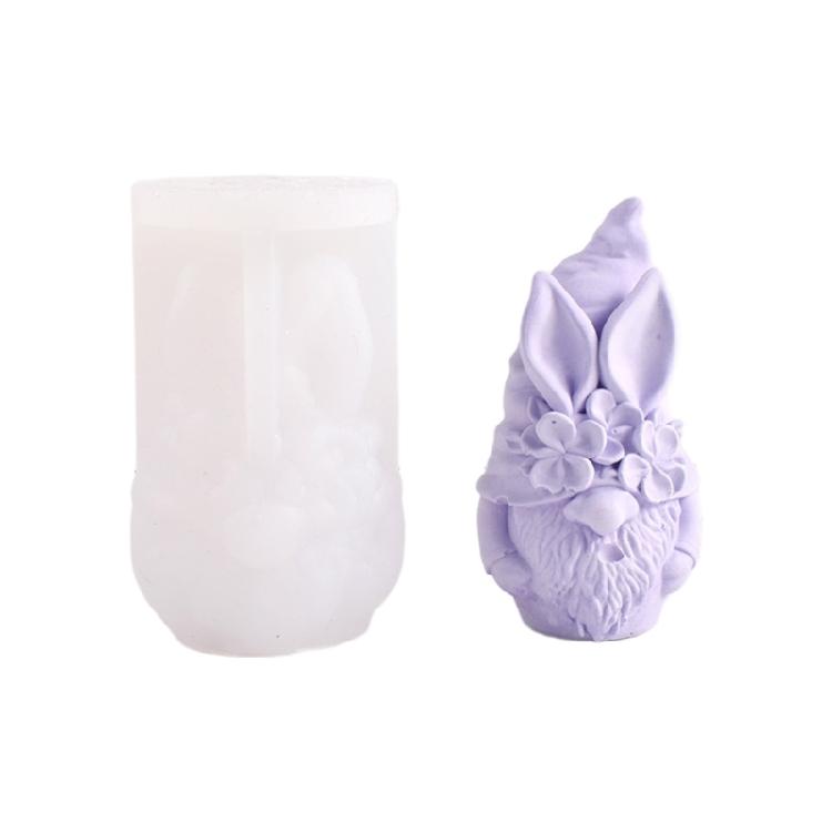 Σιλικόνη Φόρμα Κηροπήγιο Ξωτικό για Κερί Σαπούνι Γύψο DIY Χριστουγεννιάτικο Διάκοσμο Ξωτικό