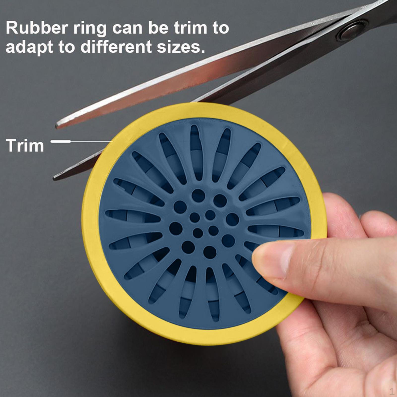 Bathroom Sink Stopper, Universal Drain Stopper for Sink, Filter синий