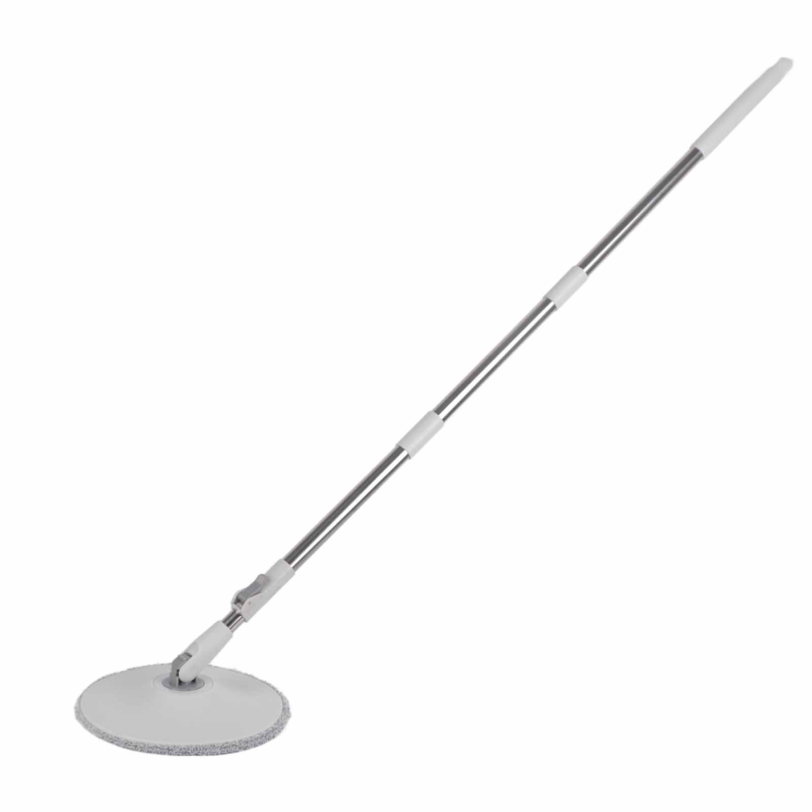 

Набір швабри для підлоги з розділенням брудної води, ручна, самовіджимна, для вологого та сухого прибирання, швабра з нержавіючої сталі для прибирання, білий набір швабри з Mop Set with 2 Pads білий