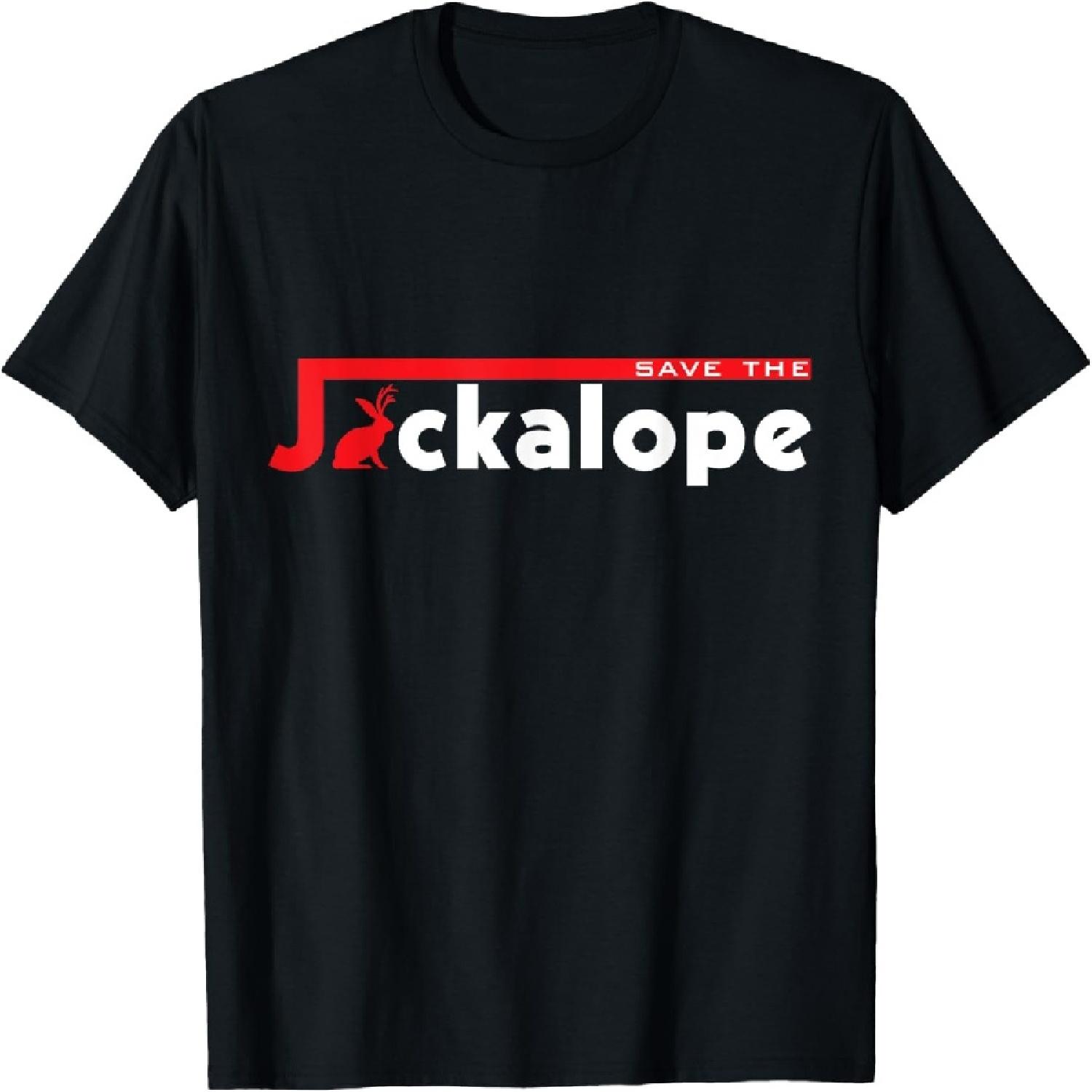 Save The Jackalope Cryptid Jackrabbit Rabbit Bunny T-Shirt(17) XXXXXL разноцветный