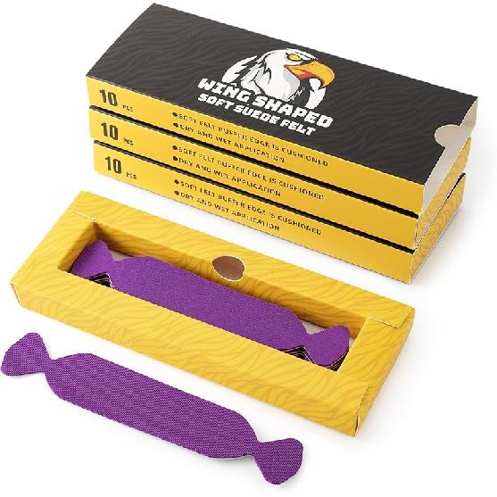 Gomake Vinyl Squeegee Buffer 30PCS Pre-Cut