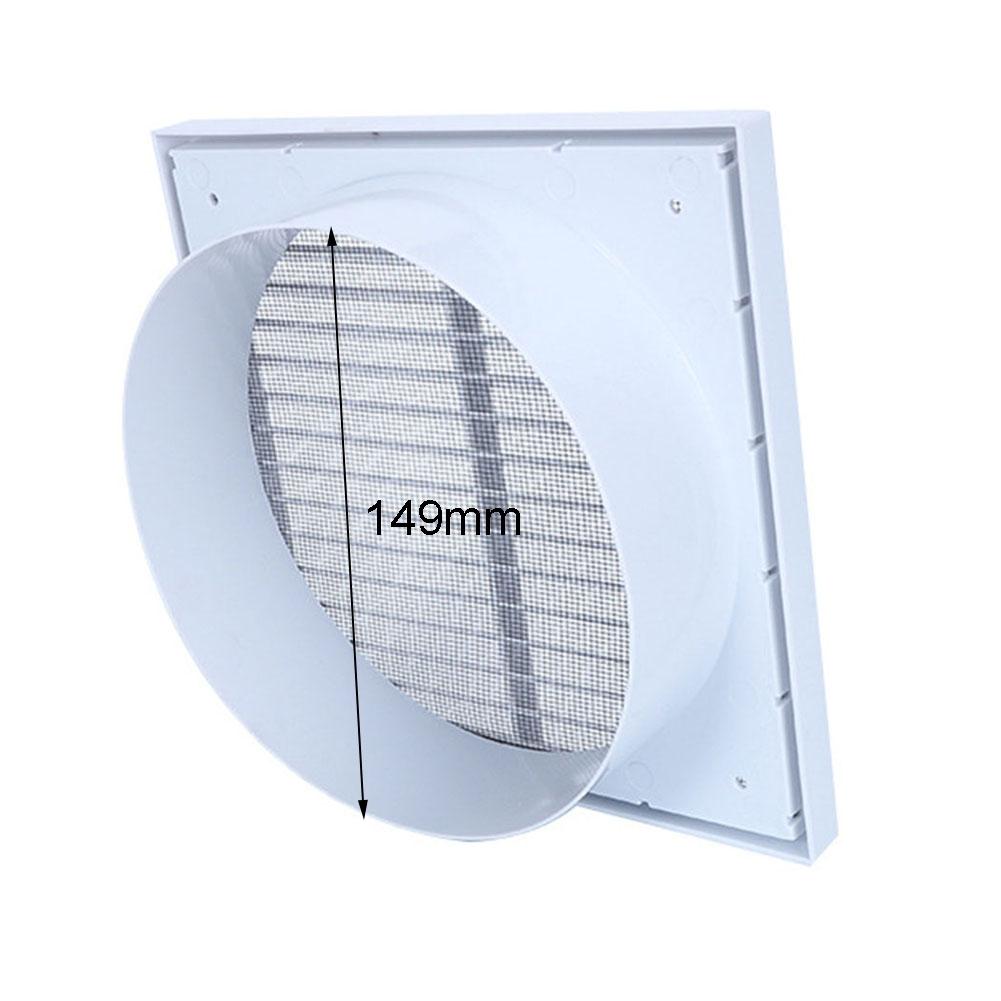 White Grille Air Outlet 100MM/125M/150MM Auxiliary Materials