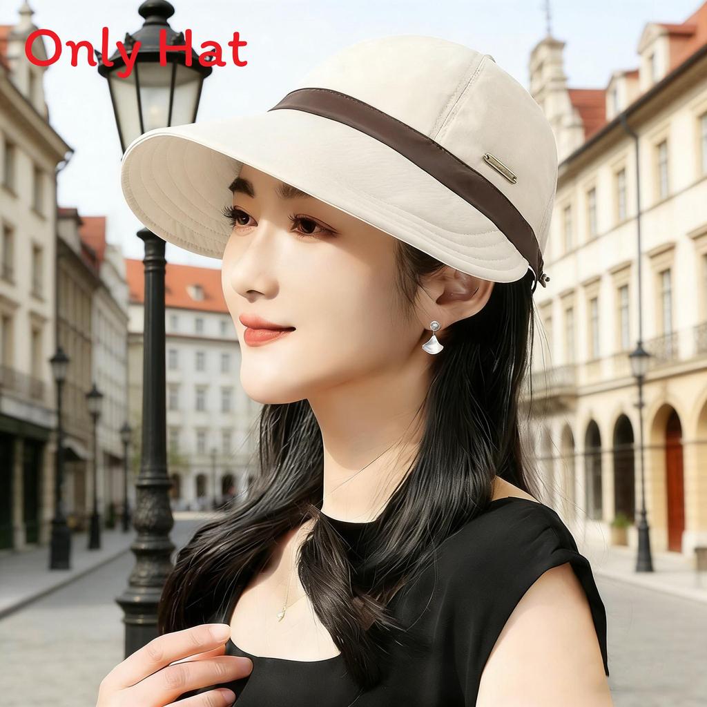 

Летняя Солнцезащитная Шляпа с Широкими Полями и Дышащей Полиэстеровой Тканью для Активного Отдыха на Открытом Воздухе слоновая кость