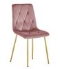 LIBRA Chair - Pink Velvet / Gold Legs X 1